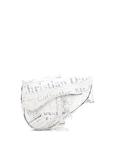 Christian Dior Daniel Arsham Saddle Crossbody Bag Printed Leather (view 1)