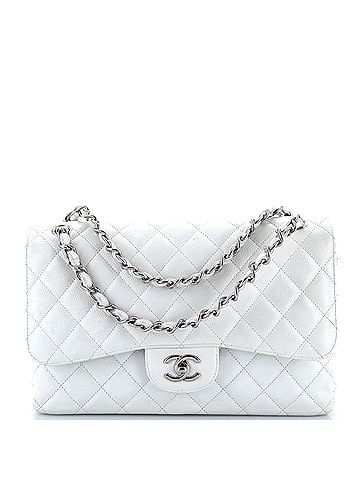 Chanel Classic Double Flap Bag Quilted Caviar Jumbo (view 1)