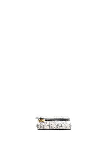 Christian Dior Saddle Flap Wallet Oblique Canvas Mini (view 2)