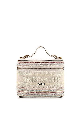 Christian Dior DiorTravel Vanity Case Cannage Embroidered Canvas (view 1)