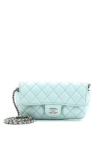 Chanel Classic Sunglasses Case with Chain Quilted Caviar (view 1)