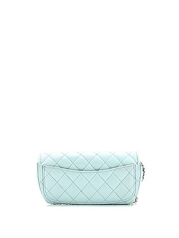 Chanel Classic Sunglasses Case with Chain Quilted Caviar (view 2)