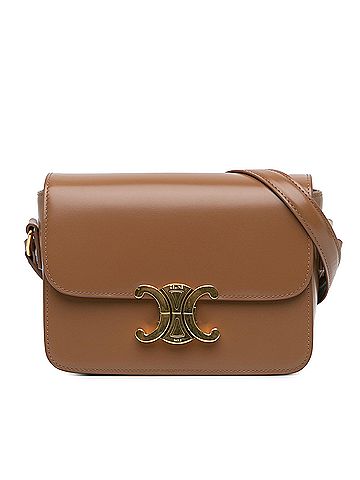 Céline Teen Shiny Calfskin Triomphe Crossbody (view 1)