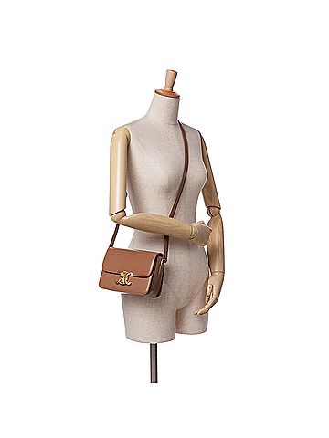 Céline Teen Shiny Calfskin Triomphe Crossbody (view 2)