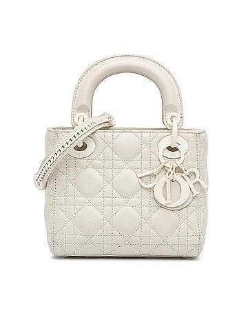 Dior Mini Ultra Matte Calfskin Cannage Lady Dior (view 1)