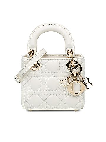 Dior Micro Lambskin Cannage Lady Dior (view 1)
