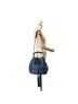 Gucci 100% Leather Blue Leather Miss Bamboo Tassel Bucket Bag One size - photo 2