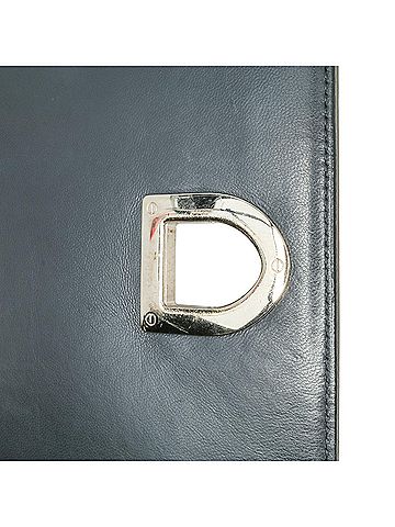 Dior Medium Metallic Patent Microcannage Diorama Flap (view 2)