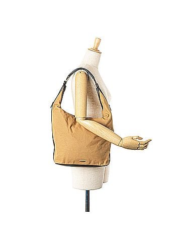 Gucci Web Canvas Shoulder Bag (view 2)