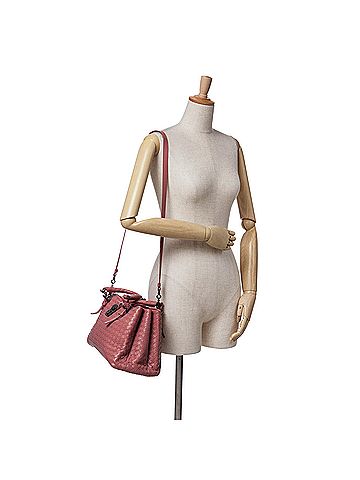 Bottega Veneta Small Nappa Intrecciato Roma Satchel (view 2)