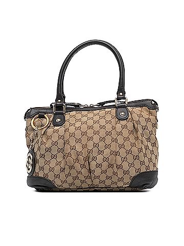 Gucci GG Canvas Sukey Satchel (view 1)