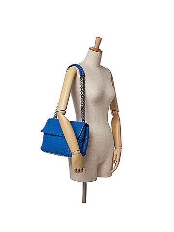 Bottega Veneta Medium Nappa Intrecciato Olimpia Shoulder Bag (view 2)