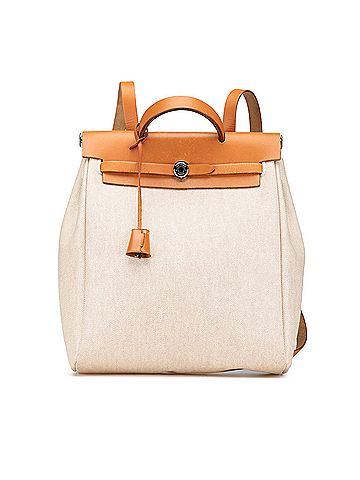 Hermès Toile Herbag Backpack (view 1)