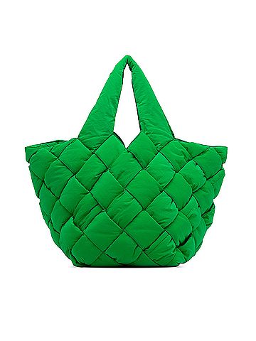 Bottega Veneta Intrecciato Padded Nylon Tech Cassette Tote (view 1)