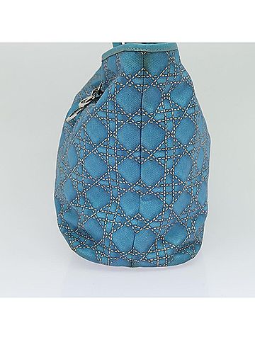 Dior Panarea Blue Canvas Tote Bag (view 2)