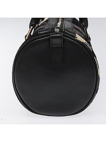 Burberry Supernova Check Black Wool Handbag (view 2)