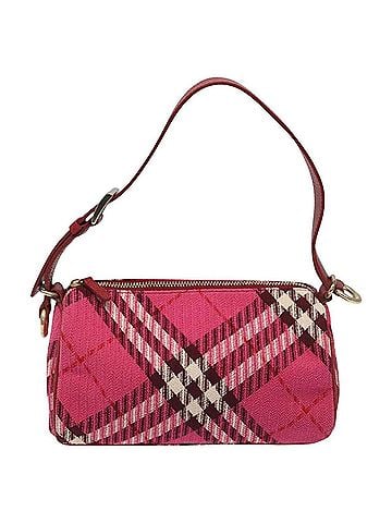 Burberry Nova Check Pink Canvas Handbag (view 1)