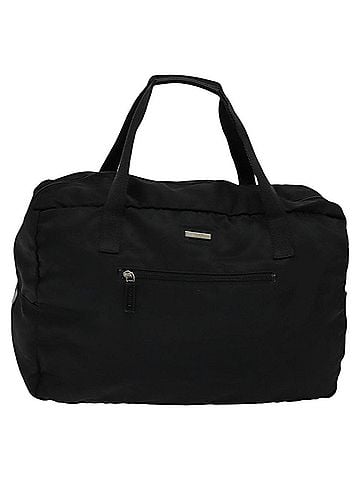 Gucci Duffle Black Canvas Tote Bag (view 1)