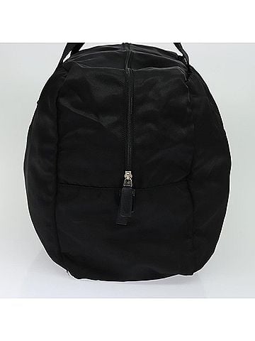 Gucci Duffle Black Canvas Tote Bag (view 2)