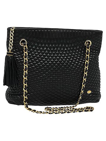 Bally Black Leather Shoulder Bag (view 1)