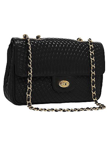 Bally Black Leather Shoulder Bag (view 1)