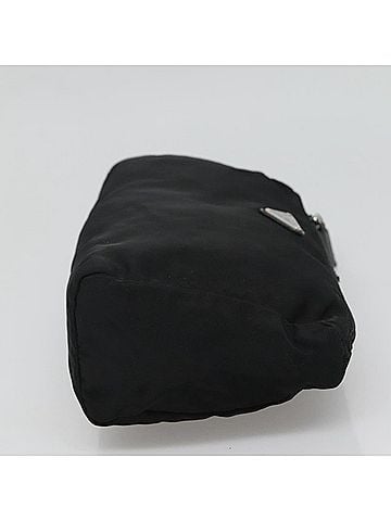 Prada Cosmetic Pouch Black Synthetic Clutch Bag (view 2)