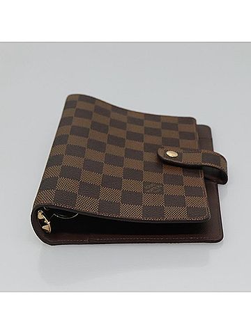 Louis Vuitton Agenda Cover Brown Canvas Wallet (view 2)