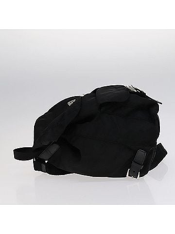 Prada Re-Nylon Black Synthetic Backpack Bag (view 2)