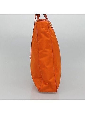Prada Re-Nylon Orange Synthetic Tote Bag (view 2)