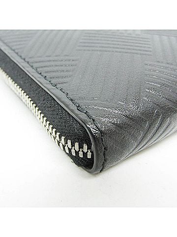 Bottega Veneta Intrecciato Black Leather Wallet (view 2)