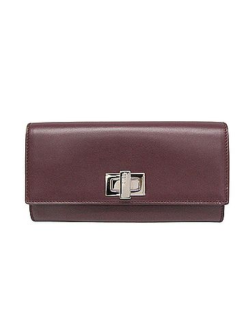 Fendi Burgundy Leather Wallet (view 1)