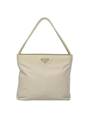 Prada Re-Nylon Ecru Synthetic Tote Bag (view 1)