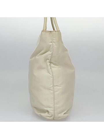 Prada Re-Nylon Ecru Synthetic Tote Bag (view 2)
