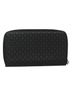 Gucci 100% Leather Solid Black Zip Around Black Leather Wallet One size - photo 3