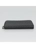 Gucci 100% Leather Solid Black Zip Around Black Leather Wallet One size - photo 11
