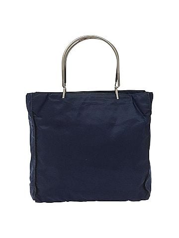 Prada Tessuto Navy Synthetic Tote Bag (view 1)