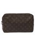 Louis Vuitton 100% Canvas Solid Brown Trousse Toilette 28 Brown Canvas Clutch Bag One size - photo 1