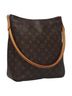 Louis Vuitton 100% Canvas Solid Brown Looping Brown Canvas Shoulder Bag One size - photo 1