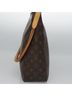 Louis Vuitton 100% Canvas Solid Brown Looping Brown Canvas Shoulder Bag One size - photo 4