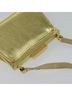 Gucci 100% Leather Solid Gold Gold Leather Shoulder Bag One size - photo 5