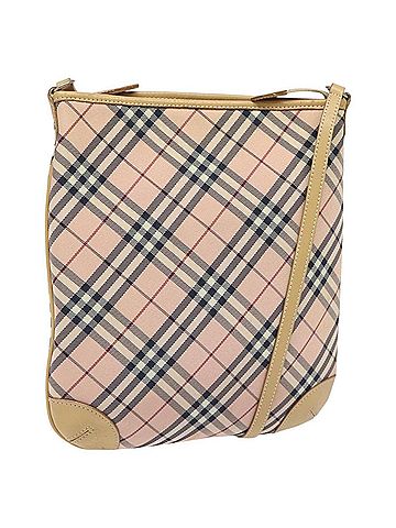Burberry Nova Check Pink Synthetic Shoulder Bag (view 1)