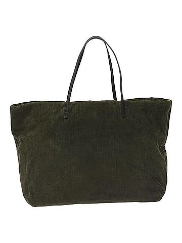Fendi Khaki Velvet Tote Bag (view 1)