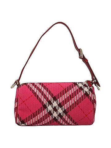 Burberry Nova Check Pink Canvas Handbag (view 1)