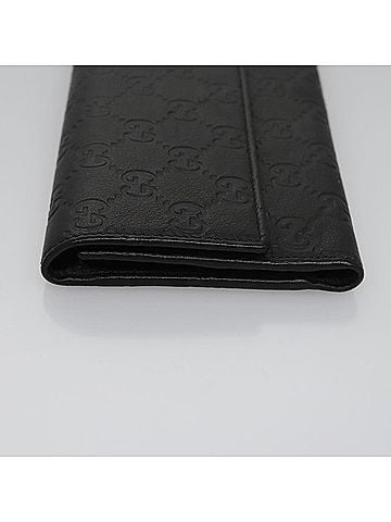 Gucci ssima Black Leather Wallet (view 2)