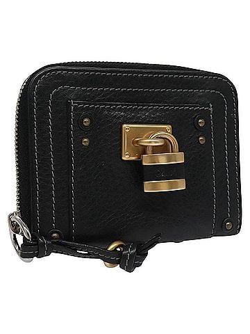 Chloé Black Leather Wallet (view 1)