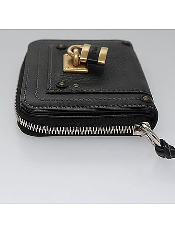 Chloé Black Leather Wallet (view 2)
