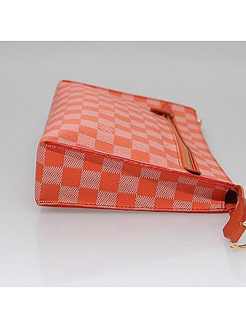 Louis Vuitton Alpha Messenger Orange Canvas Clutch Bag (view 2)