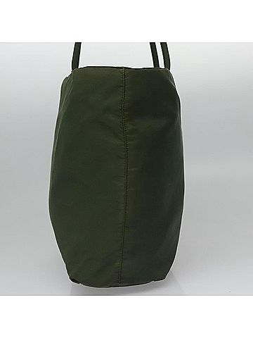Prada Tessuto Khaki Synthetic Tote Bag (view 2)