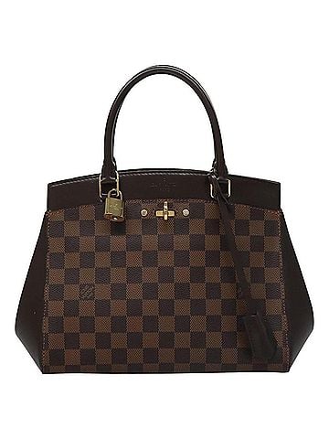 Louis Vuitton Rivoli Brown Canvas Handbag (view 1)