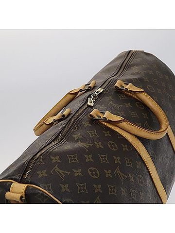 Louis Vuitton Keepall 50 Brown Canvas Travel Bag (view 2)